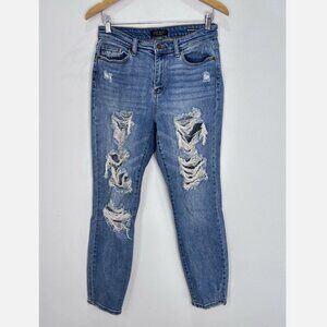 Judy Blue Distressed Jeans Boyfriend Fit Size 5/27 *J20